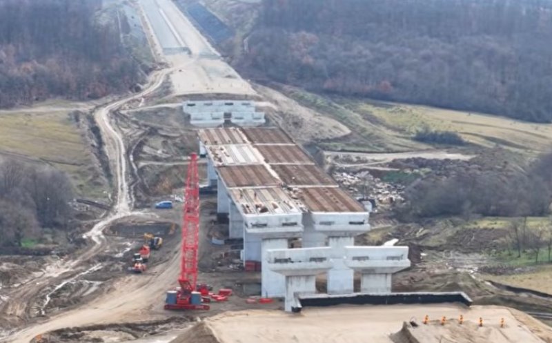Autostrada Transilvania. IMAGINI VIDEO noi de pe lotul Suplacu de Barcău - Chiribiș