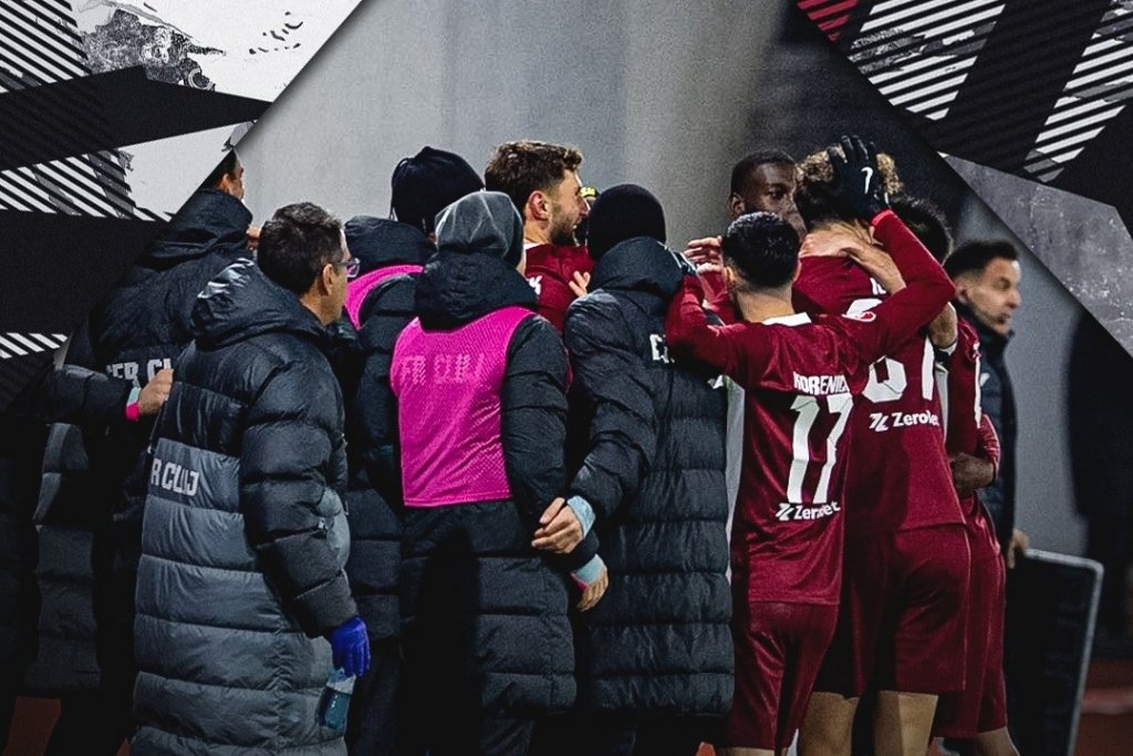 CFR, a opta victorie consecutivă în Superligă. Clujenii au câștigat la Sibiu și sunt pe loc de play-off