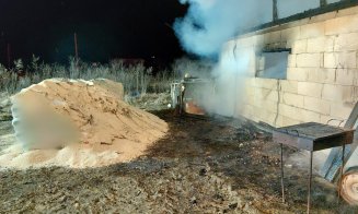 INCENDIU în Cluj noaptea trecută cu pagube mari / Cantitate mare de îngrășământ chimic, în apropierea focului