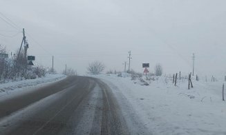 A nins iar la Cluj. Cum s-a intervenit pe drumurile județene