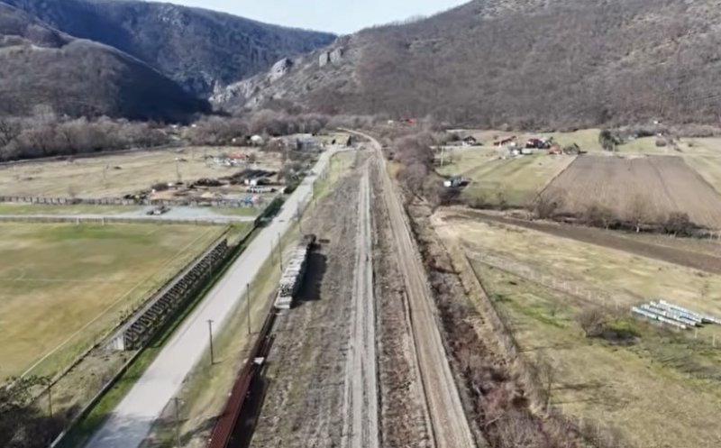 Cum arată lotul cu cel mai mic progres de pe calea ferată Cluj - Episcopia Bihor. Finanțarea PNRR e în pericol