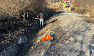 Drum din județul Cluj, reabilitat după ce a fost distrus de vijelii și ploi