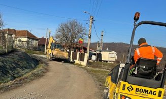 Drum din județul Cluj, reabilitat după ce a fost distrus de vijelii și ploi