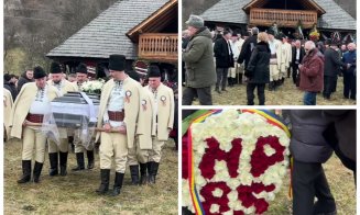 Lacrimi și suspine. Sute de oameni l-au condus pe Gheorghe Chindriș pe ultimul drum