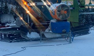 Zăpadă proaspătă la Mărișel: Ne vedem pe pârtie!