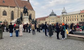 Protest la Cluj-Napoca. Zeci de oameni în stradă pentru protecția animalelor
