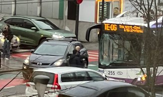 ACCIDENT în Cluj-Napoca. Trotinetist vs. autobuz CTP