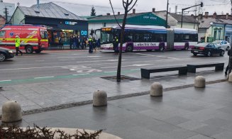 ACCIDENT în Cluj-Napoca. Trotinetist vs. autobuz CTP