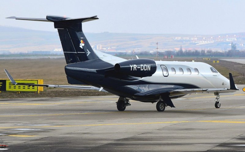 Avionul de 9 milioane de euro al fraților Pavăl, surprins la Cluj