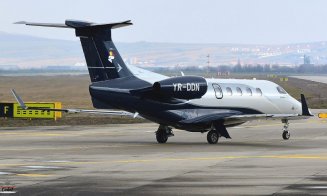 Avionul de 9 milioane de euro al fraților Pavăl, surprins la Cluj