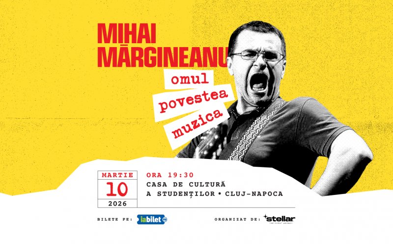 Mihai Mărgineanu aduce la Cluj-Napoca turneul "Omul, Povestea, Muzica"