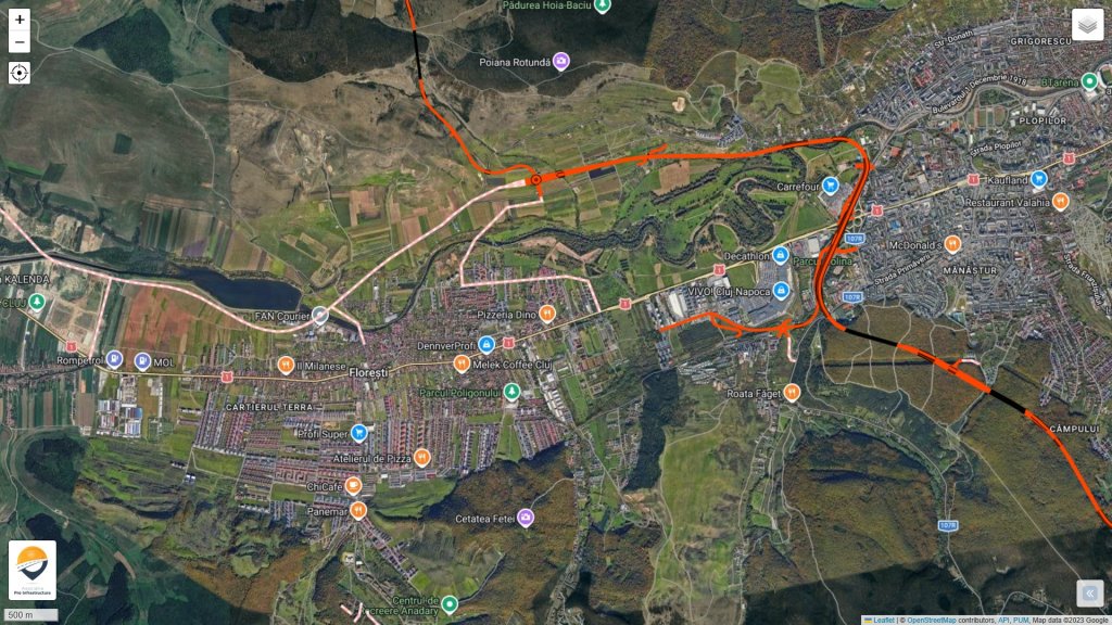API, despre centura Clujului: ''Cerem insistent includerea secțiunii dintre nodurile 3 și 5''