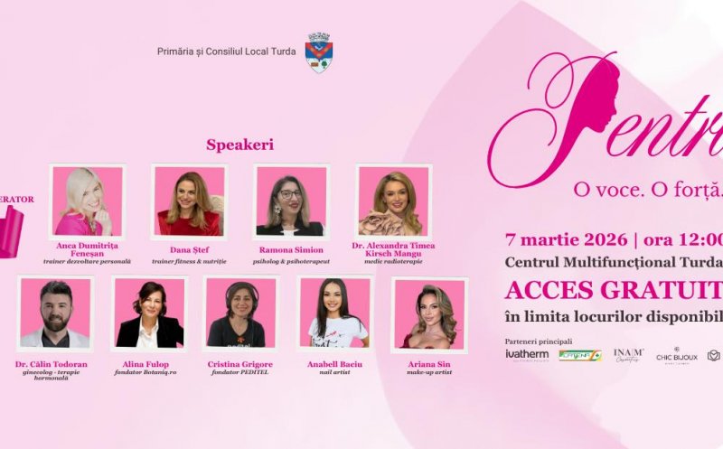 Eveniment special de Ziua Femeii la Turda: Cum te poți înscrie