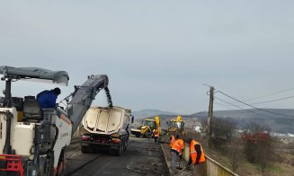 Lucrări la podul peste Someș din Sânnicoara. Primărița din Apahida a anunțat ce urmează