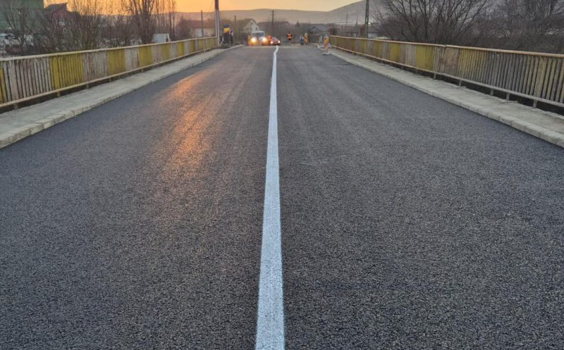 Lucrările la podul peste Someș din Sânnicoara sunt GATA. Primărița din Apahida: „Au fost finalizate în timp record”