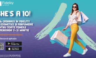 Iulius Mall Cluj oferă 10% cashback în aplicația Fidelity pentru toate doamnele și domnișoarele