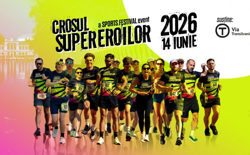 Crosul Supereroilor revine la Sports Festival 2026: alergarea care susține Via Transilvanica