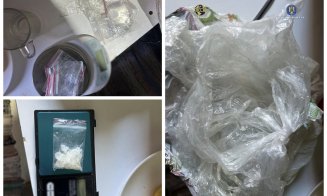 Captură spectaculoasă în Cluj: ketamină și substanțe psihoactive găsite la un traficant
