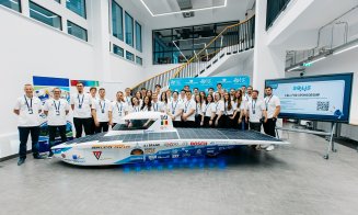 Maşina viitorului: Capabilă să parcurgă sute de km/zi doar cu energie solară, construită în Cluj-Napoca de studenţi la Inginerie