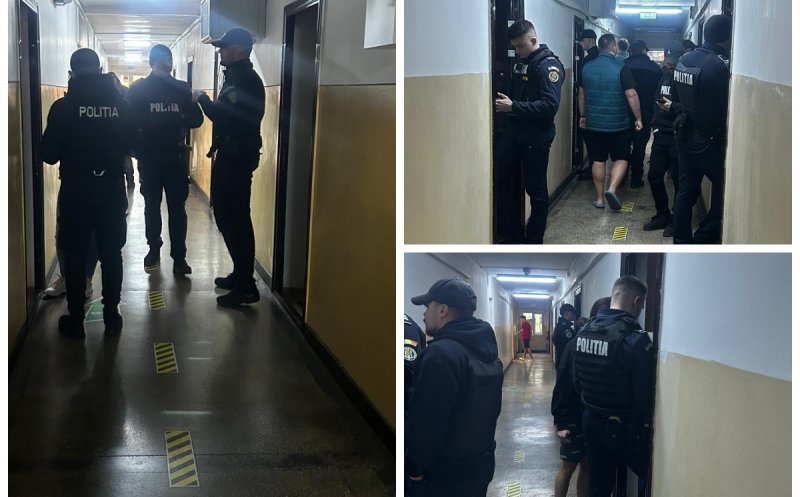 Căminele studențești din complexul Hașdeu, Cluj, luate cu asalt de polițiști și jandarmi: sute de persoane legitimate