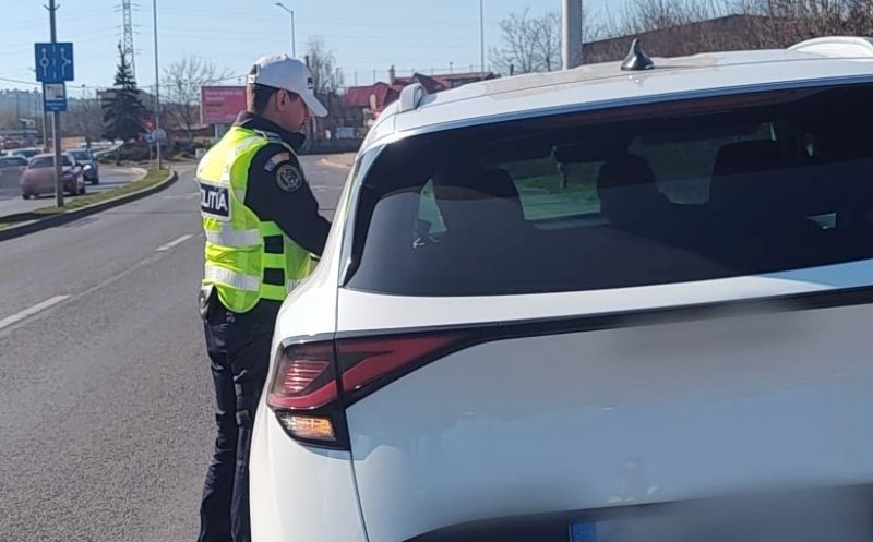 Viteză excesivă și centuri de siguranță ignorate: Polițiștii clujeni au amendat șoferi pe DN1