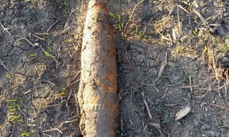Misiune pirotehnică în Cluj: proiectil de 100 mm, descoperit și ridicat în siguranță