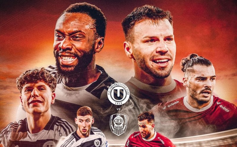 A sosit din nou momentul pentru Derby-ul Clujului. "U" și CFR se duelează în play-off-ul Superligii