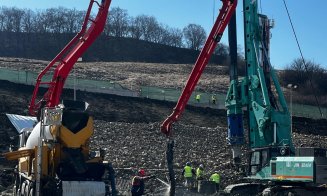 METROU CLUJ. Începe prima etapă de excavare a puțului de lansare pentru ''cârtițe''