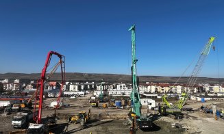 METROU CLUJ. Începe prima etapă de excavare a puțului de lansare pentru ''cârtițe''