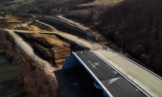 Cum arată acum viaductul impresionant de pe Autostrada Transilvania, care șerpuiește peste lacul de acumulare