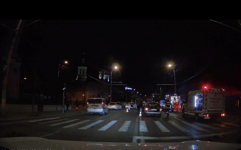 Accident grav în Cluj-Napoca. Auto vs. moto