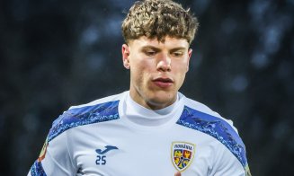 Prima imagine cu Andrei Coubiș la echipa națională. Fundașul de la "U" Cluj s-a antrenat alături de "Tricolori"