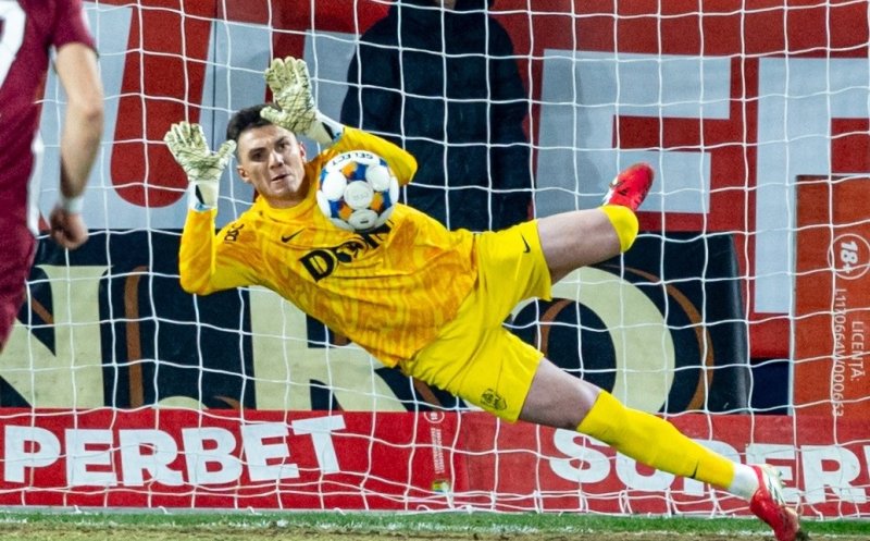 Detalii despre accidentarea lui Mihai Popa. Când ar putea reveni pe teren titularul din poarta CFR-ului