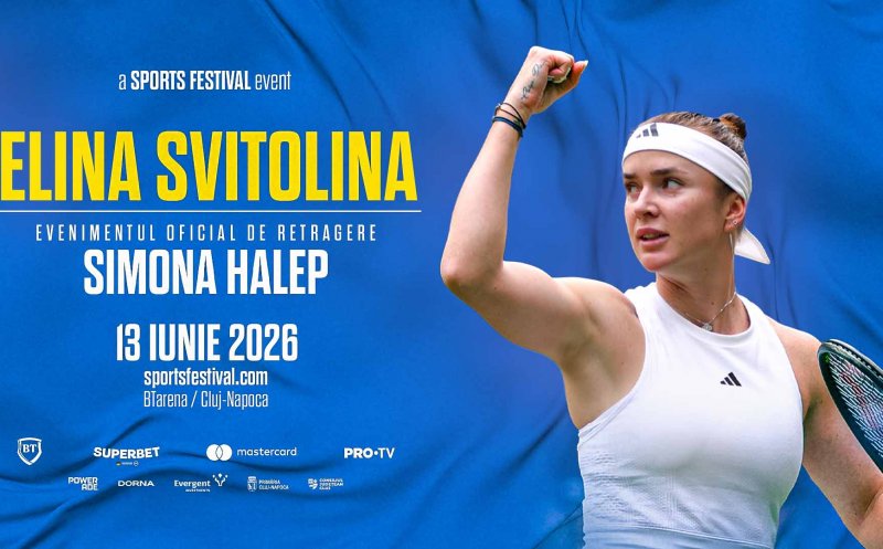 Elina Svitolina, prezentă la meciul de retragere al Simonei Halep. Andrew Krasny, vocea tenisului mondial vine la Cluj