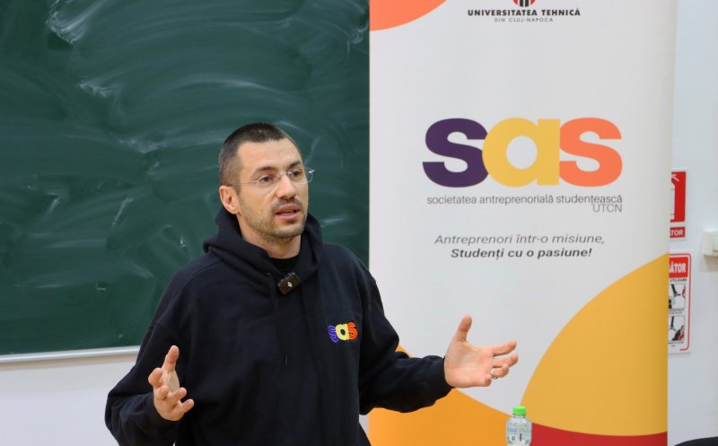 „Succesul nu vine peste noapte!” Workshop despre carieră, business și direcții de viitor cu studenții UTCN