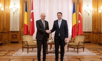 În ziua marelui meci Turcia-România, Mircea Abrudean l-a primit pe omologul turc la Senat: „Cooperarea noastră rămâne esențială”