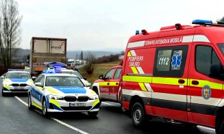 ACCIDENT GRAV în județul Cluj. 5 victime inconștiente / A fost solicitat elicopterul SMURD / Trafic BLOCAT și DEVIAT