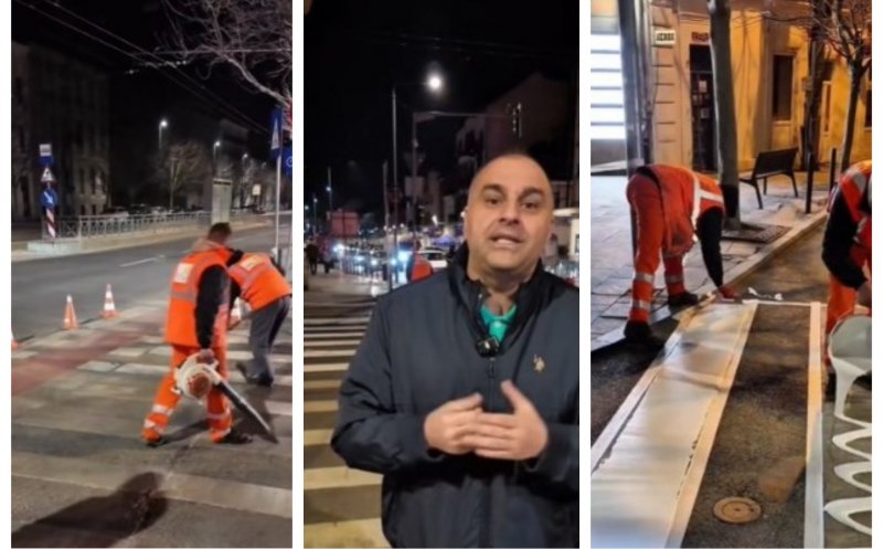 Refacerea marcajelor rutiere în Cluj-Napoca: În ce zone se intervine. “Se lucrează și pe timpul nopții”