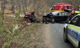 Accident devastator între Făget și Sălicea, Cluj: Femeie în stop cardio-respirator, alte două persoane în stare critică