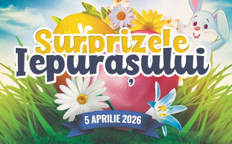 Iepurașul vine la Turda: vânătoare de ouă, spectacol de magie și multe surprize pentru cei mici / Evenimentul a fost reprogramat