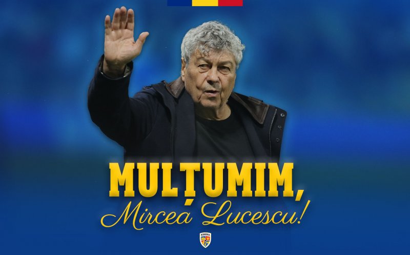 Anunț oficial. Mircea Lucescu nu mai este selecționerul echipei naționale a României