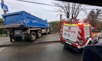 Scene de coșmar în Cluj: camion scăpat de sub control. "Mulțumim Domnului că nu a fost cineva pe trotuar”