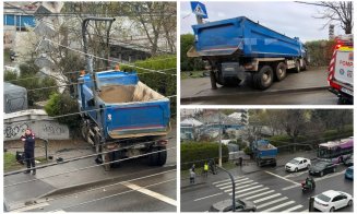 Scene de coșmar în Cluj: camion scăpat de sub control. "Mulțumim Domnului că nu a fost cineva pe trotuar”