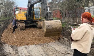 Primărița din Apahida, pe șantierul drumurilor din Pata: „Continuăm să lucrăm, pas cu pas, pentru o comună modernă și bine conectată”