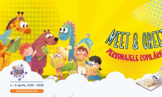 Weekend-ul micilor creativi, la Iulius Mall Cluj: tehnici inedite de pictură cu sare și baloane, plus întâlniri cu personajele preferate