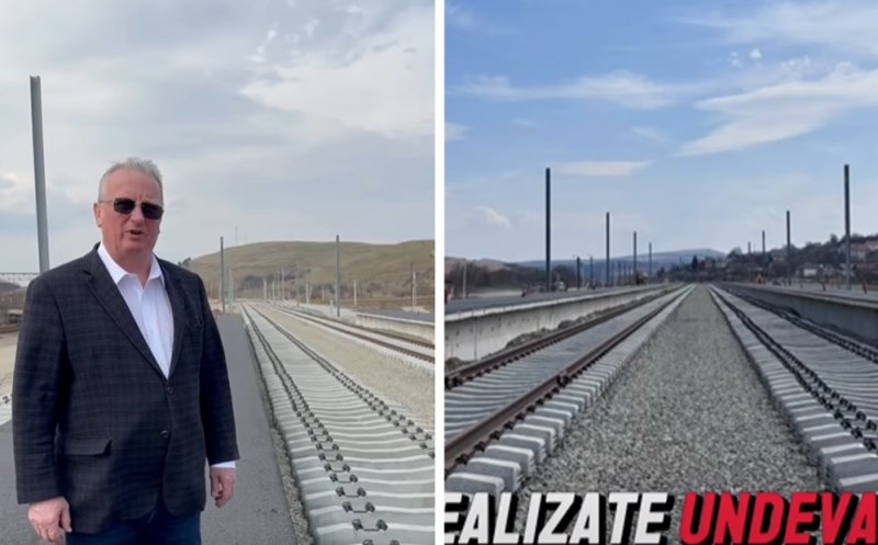 Remus Lăpușan, pe șantierul căii ferate Cluj – Episcopia Bihor: „Una dintre cele mai importante investiții feroviare din regiune”