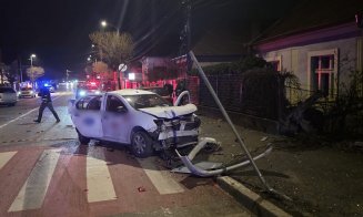 Șoferul care a provocat un accident sâmbătă noapte la Cluj era beat. Anunțul Poliției
