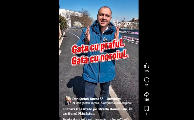 Strada Hameiului este acum complet refăcută