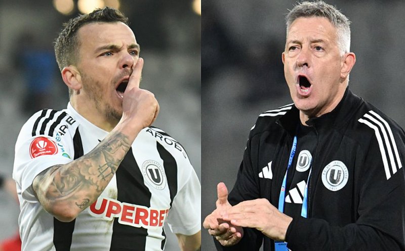 Reacția lui Bergodi la nervii lui Nistor din partida cu Rapid: ”Trebuie să mă ocup de echipă, nu de un singur jucător”