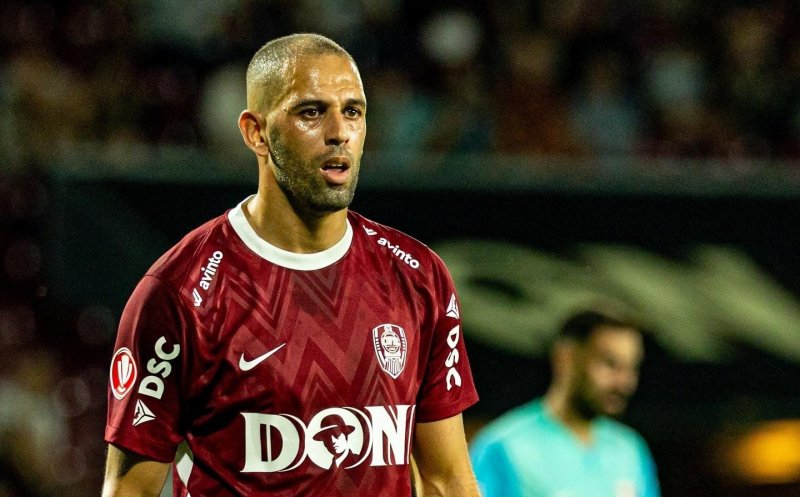Final de drum pentru Islam Slimani în Gruia. CFR Cluj a anunțat despărțirea de atacant